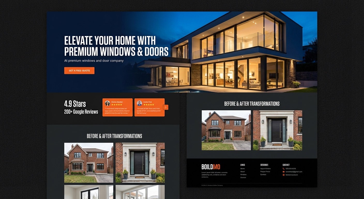 Bold window company website